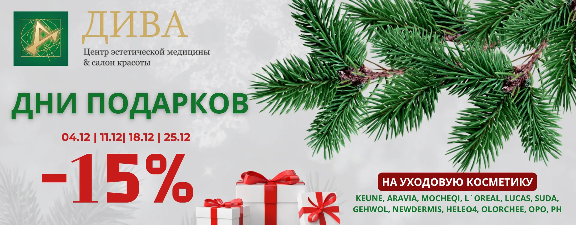 Дни подарков - декабрь